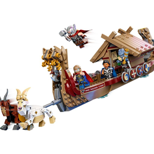 لگو مارول سری ابر قهرمانان 564 قطعه مدل کشتی ثور Boat Thor 77208_اسباب بازی